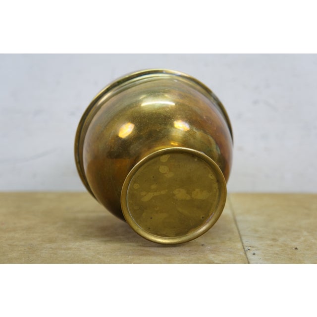 Brass Late 20th Century AA Imports Brass Kerosene Hurricane Oil Lantern Sconce W Backplate Reflector For Sale - Image 8 of 17