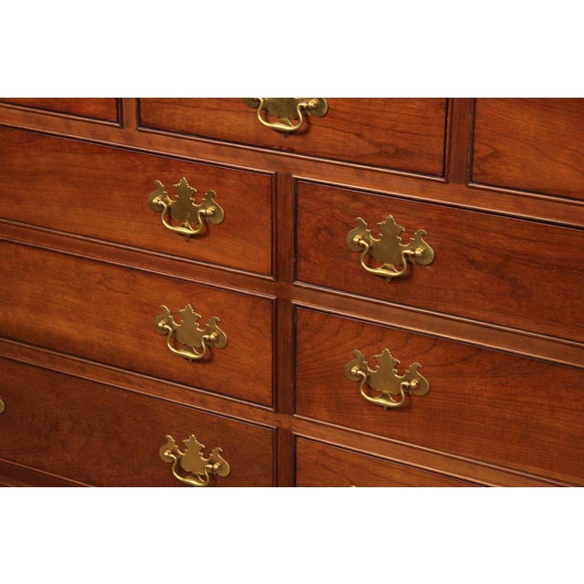 Stickley Chippendale Style Cherry Dresser For Sale - Image 16 of 18