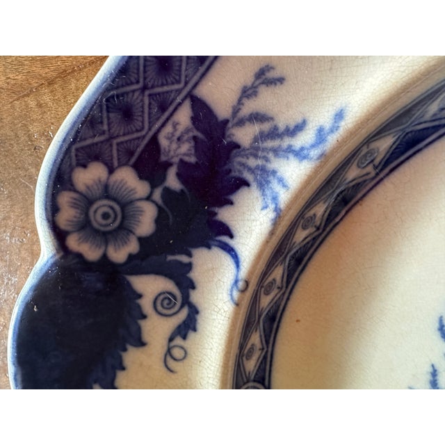Ridgway Porcelain 19th Century John Ridgeway, Staffordshire Cauldon England, Well Serving Platter For Sale - Image 4 of 12