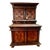 Early 18th Century Early Carved Walnut Duex Corps Buffet For Sale