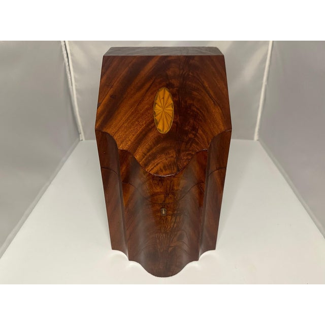18th Century Mahogany Knife Box Fitted for Documents & Letters for your consideration. The knife box measures approx. 14...