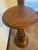 Brown Beautiful Spiral Oak Plant Stand For Sale - Image 8 of 10