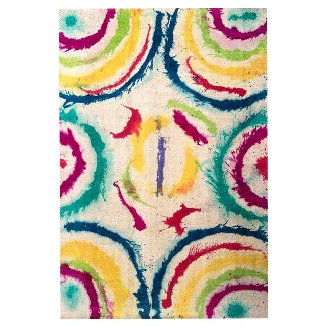 Abstract Modern “Daliesque” Wool Rug by Doris Leslie Blau For Sale