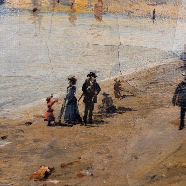 School of Konstantinos Volanakis, The Hybris Ship in Piraeus, 1891, Oil on Canvas For Sale - Image 18 of 18