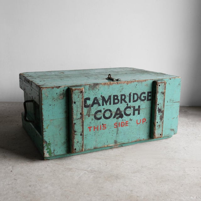 English Vintage Cambridge University Rowing Team Ice Box Drinks Cooler Crate, Early 20th Century For Sale - Image 3 of 16
