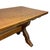 Brown Early 20th Century Danish Oak Trestle Table For Sale - Image 8 of 15