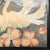 1950s Restored Mid-Century Hawaiian Airbrush Crane/Egret Painting, Framed For Sale - Image 5 of 6