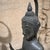 Antique Thai/Khmer-Style Bronze Standing Buddha Table Lamps Hollywood Regency For Sale - Image 11 of 18