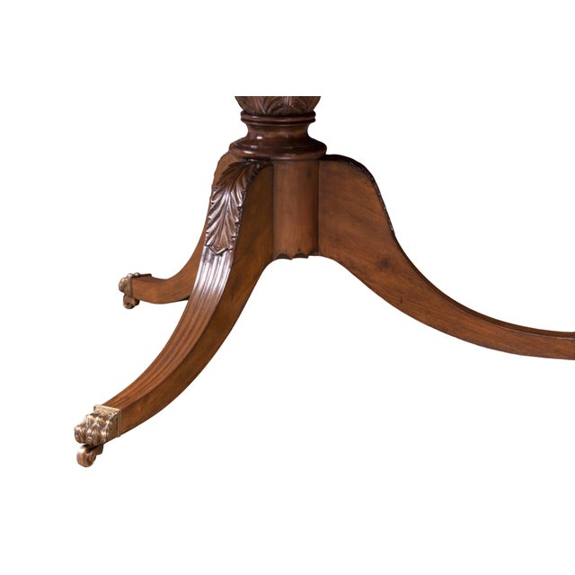 2020s Maitland-Smith Bleached Reeded Dining Table For Sale - Image 5 of 8