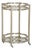 Quatrefoil Bar Cart - Silver For Sale