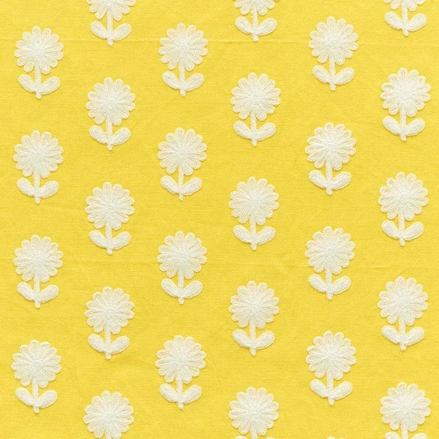 Paley is a delightful, all-over pattern composed of delicate, chain-stitched daisies on linen-cotton union cloth. It has...