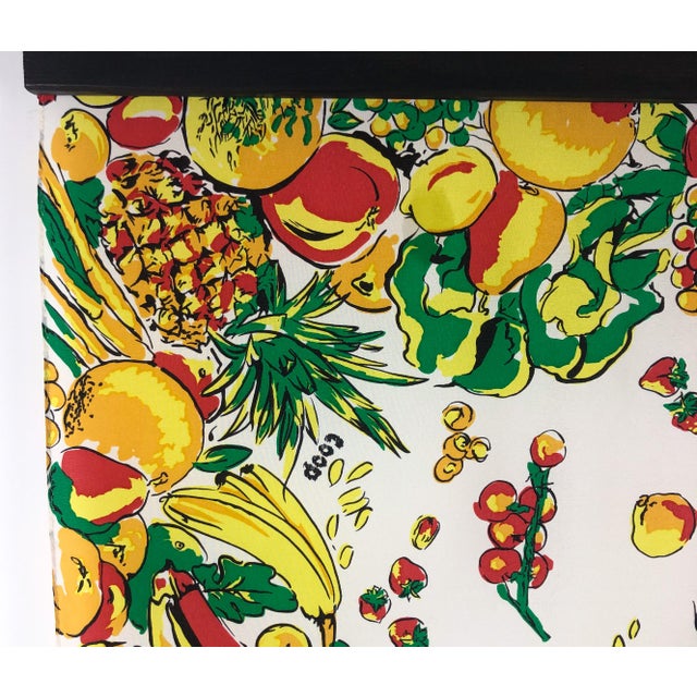 Pop Art Pure Silk Coop Vintage Scarf With Wall Hanging Scarf Holder For Sale - Image 3 of 11