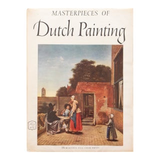 Vintage 1954 "Masterpieces of Dutch Painting", Portfolio of 16 Full Color Prints For Sale