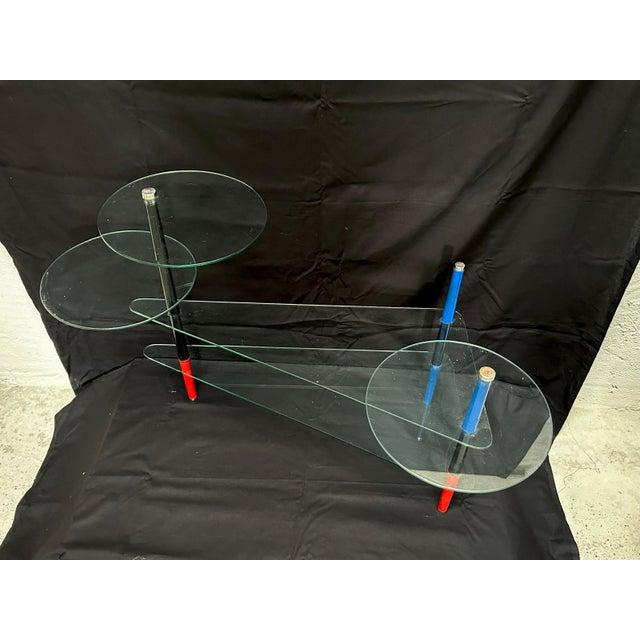 1960s Store Display Shelf in Glass and Metal, 1960s For Sale - Image 5 of 5