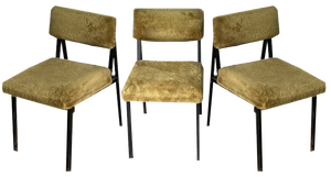 Dining Chairs, 1950s, Set of 3