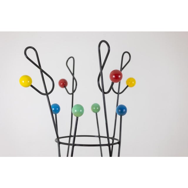 1950s Treble Clef Coat Rack by Roger Feraud, 1950s For Sale - Image 5 of 9