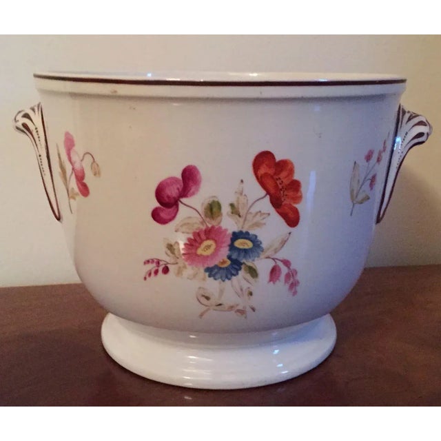 Coalport Porcelain Early 19th Century Coalport Porcelain Cachepot Planter For Sale - Image 4 of 11