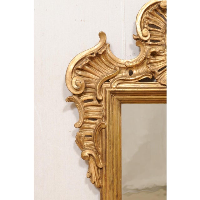 Antique Continental Baroque Gilt Mirror For Sale In Atlanta - Image 6 of 10