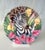 Late 20th Century Fitz and Floyd Exotic Jungle Zebra Plates-Set of 2 For Sale - Image 10 of 10