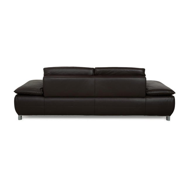 Volare 3-Seater Sofa in Dark Brown Leather from Koinor For Sale - Image 14 of 15