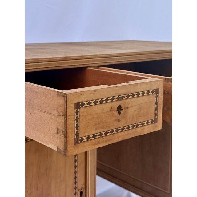 Wood Jugendstil Desk attributed to Bruno Paul, Germany, 1900s For Sale - Image 7 of 13