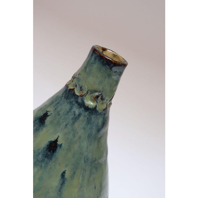 Vintage Primitive Studio Pottery Vase Signed D. McKay For Sale - Image 10 of 12