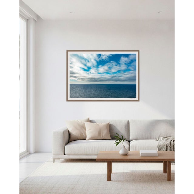 "Sea_Sky_001" Contemporary Aerial View Limited Edition Photograph by Bernhard Lang For Sale - Image 4 of 9