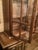 Ethan Allen Vintage 1970’s Ethan Allen Lighted Maple China Cabinet/Hutch With Adjustable Glass Shelves For Sale - Image 4 of 11