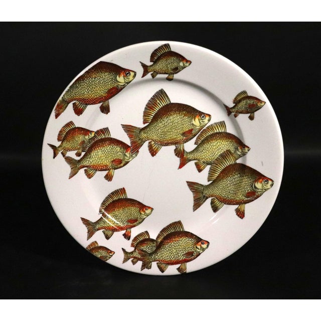Piero Fornasetti A Sea of Imagination: Piero Fornasetti’s Iconic Pesci Plates For Sale - Image 4 of 11