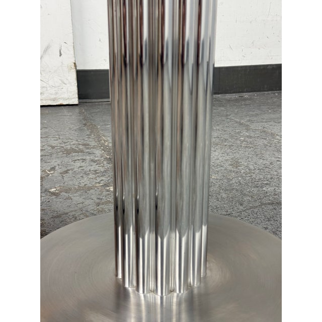 Art Deco Revival Pedestal Vintage Side Tables, Pair For Sale - Image 9 of 12