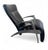 David Lounger in Black Leather from Interprofil For Sale - Image 3 of 9