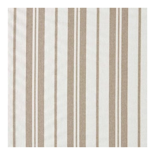 Sanderson Amberley Stripe Fabric in Gritstone For Sale