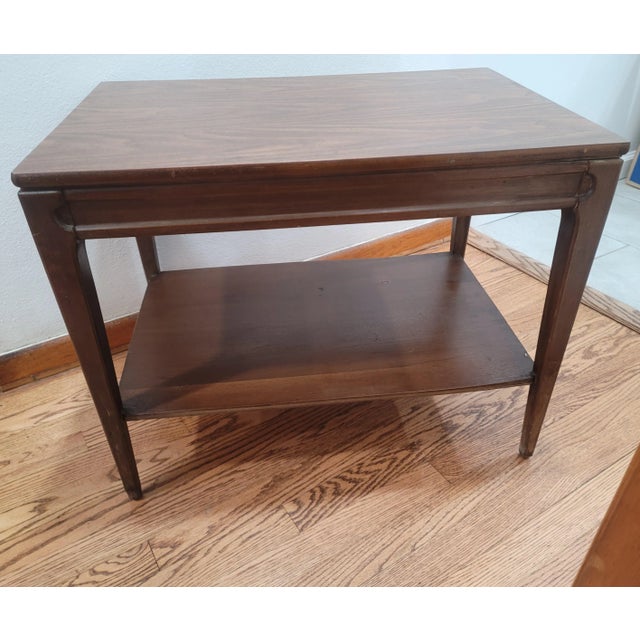 1960s 1960s Vintage Mid Century Mersman Side End Table For Sale - Image 5 of 11