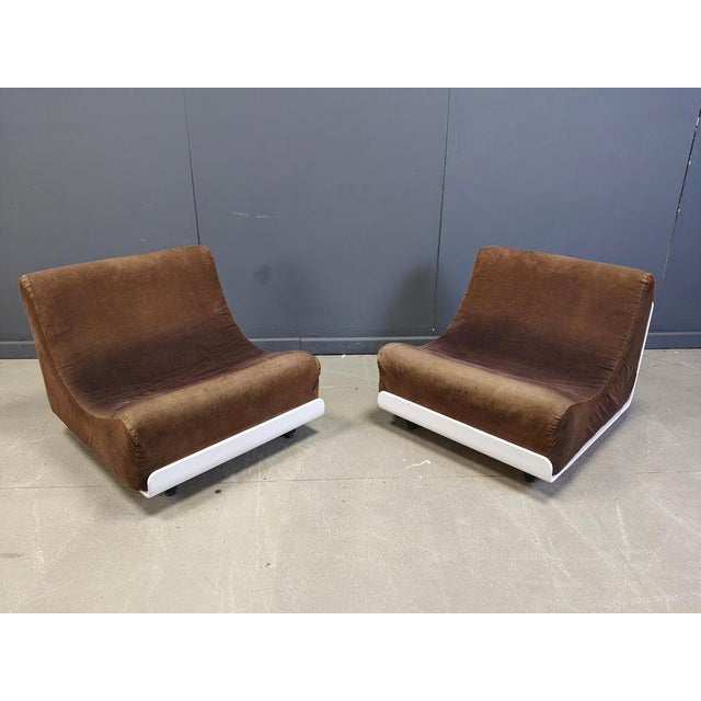 1960s Space Age Orbis Lounge Chairs by Luigi Colani for Cor, 1960s, Set of 2 For Sale - Image 5 of 11