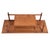 Walnut Mid Century Checkerboard Coffee Table Brass Cap Feet After Carl Axel Acking For Sale - Image 13 of 13