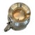 French Silver-Plated Water Pitcher with Bird-Shaped Ice Guard and Floral Handle, 1930 For Sale - Image 6 of 8