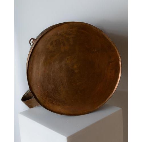 Copper Antique 18th Century Copper Cauldron For Sale - Image 8 of 11