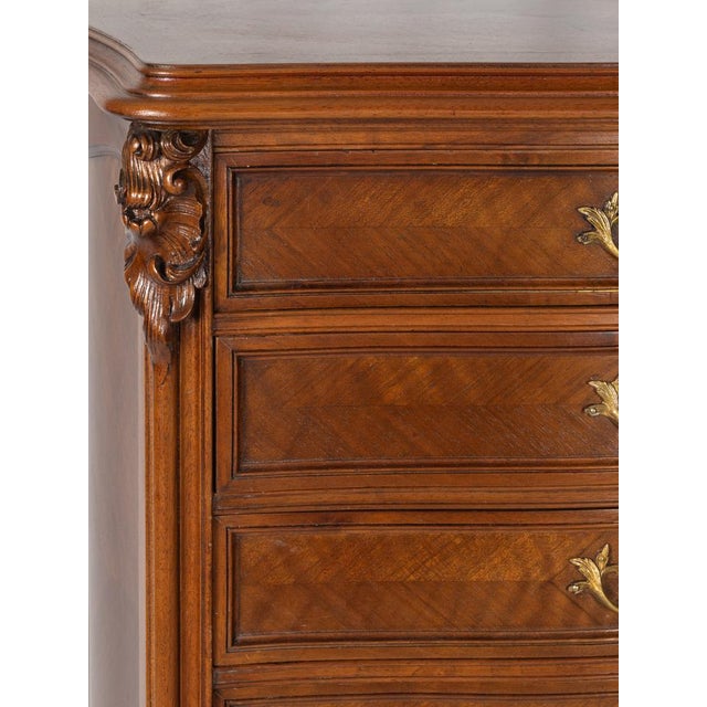 Antique Art Nouveau French Chest of Drawers, 1890s For Sale - Image 10 of 15