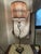 Iron feminine curvy base/stem. 36" high