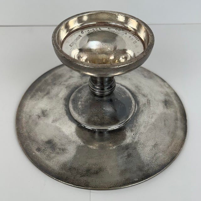 1960s Vintage Hotel Silver Compote For Sale - Image 5 of 6