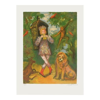 1975 Arbit Blatas Les Plus Grands Opéras : La Flûte Enchantée Signed Lithograph For Sale