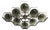 21st Century Hive Bronze Smoky Murano Flush Mount by Fabio LTD For Sale