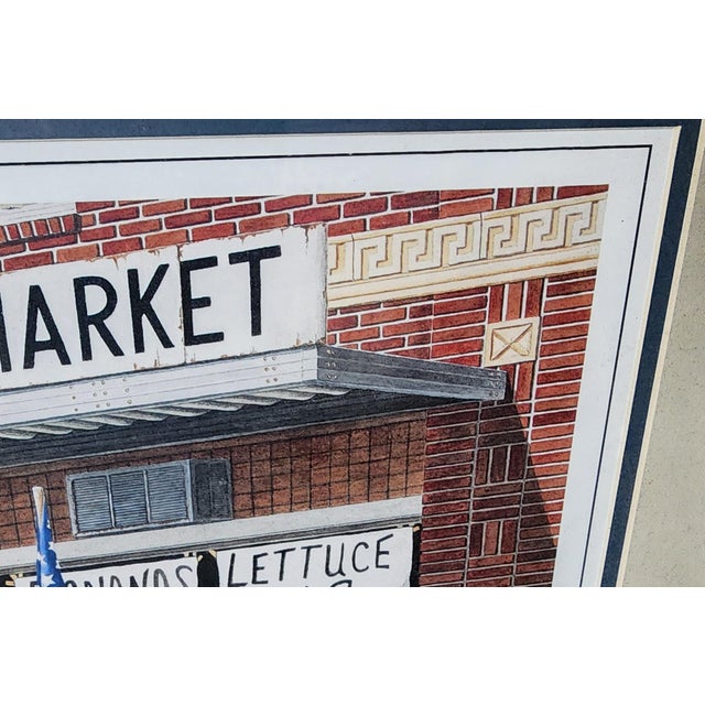 Modern Dempsey Essick Down Home in Lexington Poster Series ~ Conrad & Hinkle Food Market, l.e. 1991 For Sale - Image 3 of 8