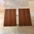 Mid-Century Modern Pair of Dunbar Walnut and Mahogany Side Tables With Leather Capped Feet For Sale - Image 3 of 12