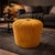 Textile Vintage Mustard Corduroy Pouf, 1970s For Sale - Image 7 of 8
