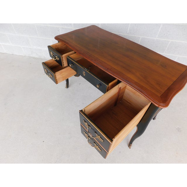 Kindel French Louis XV Style Writing Desk 48"w For Sale - Image 10 of 18