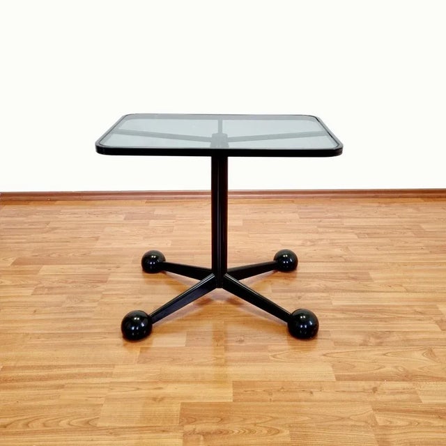 Black Italian Modern Black Side Table from Allegri, Italy, 1970s For Sale - Image 8 of 8