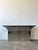 Sally Sirkin Lewis 1980s Sally Sirkin Lewis Style Steel & Granite Console Table For Sale - Image 4 of 14