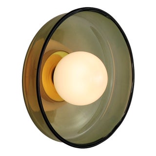 Large Glass Wall Lamp by Naama Hofman For Sale