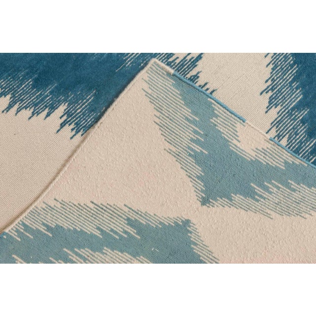 Early 21st Century Modern Mandorla Handmade Silk Rug by Doris Leslie Blau For Sale - Image 5 of 5